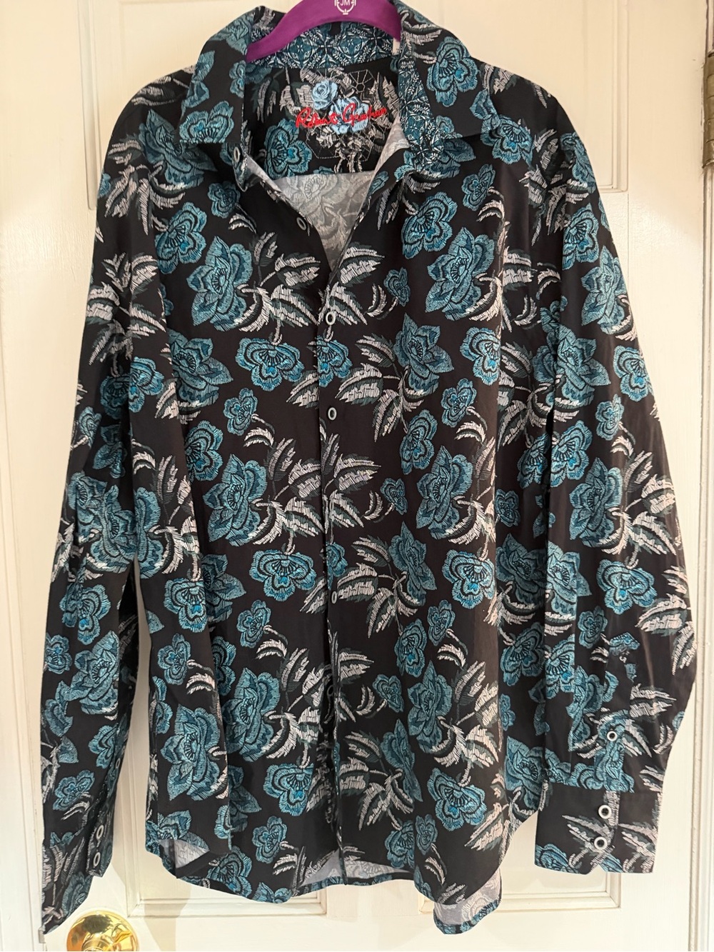 Robert Graham Long Sleeve Shirt/sz L